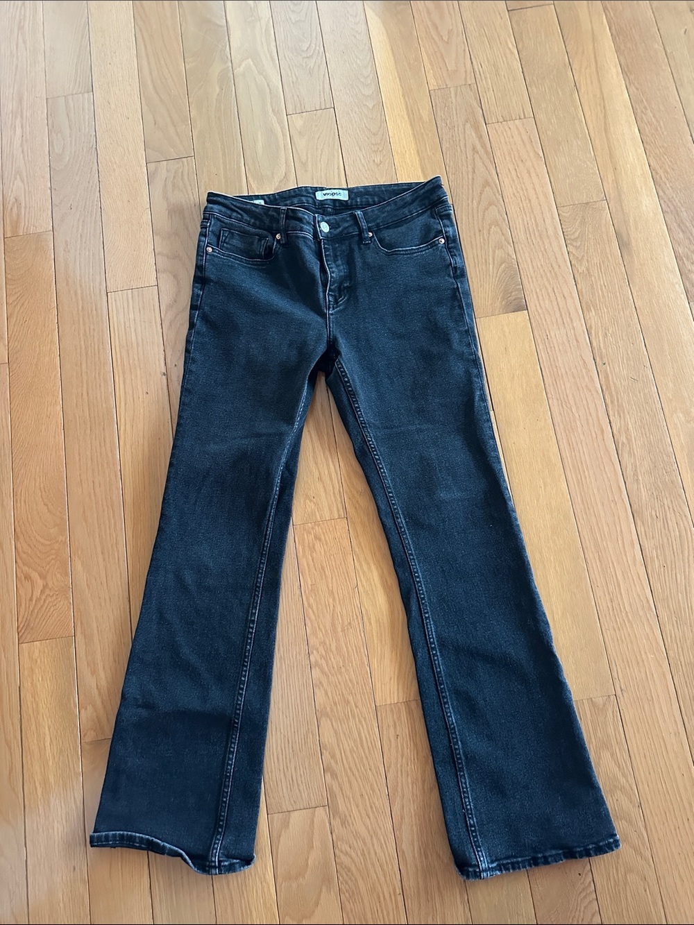Vigoss Black Flared Women's Jeans